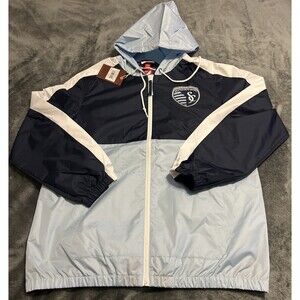 XL Mitchell & Ness Sporting Kansas City MLS Highlight Reel Windbreaker